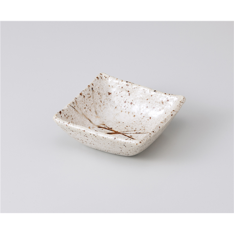 古林陶器 小付 乱刷毛 四角小付 1008210563 1個(ご注文単位1個)【直送品】