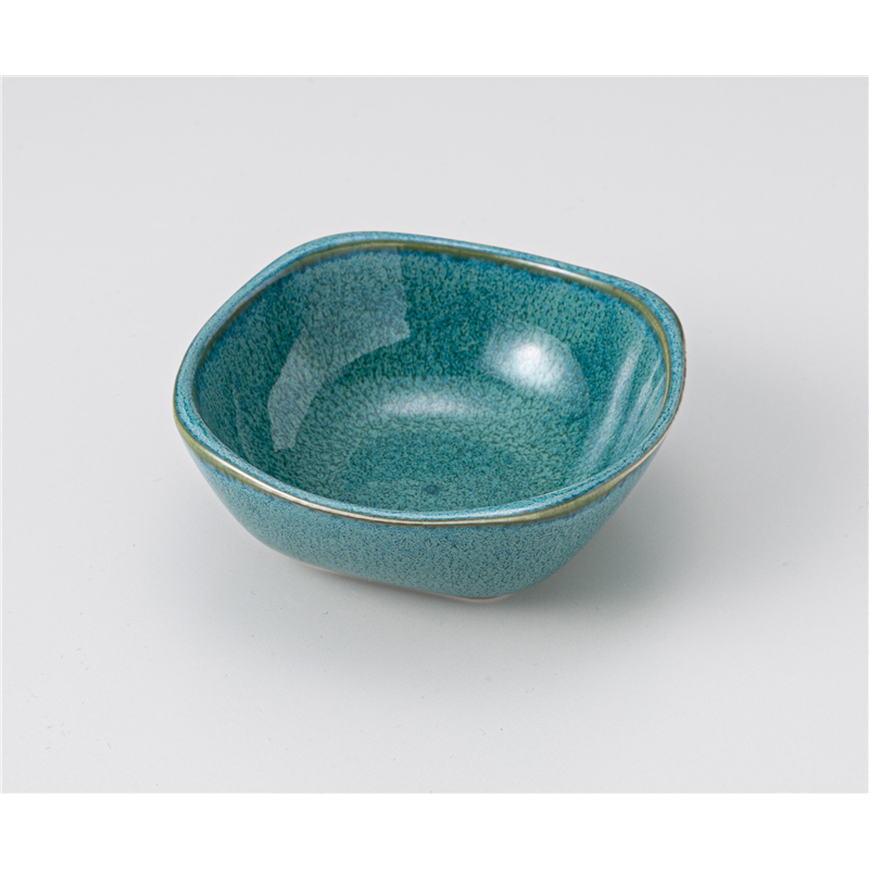 古林陶器 小付 葵緑丸角小付 1207650233 1個(ご注文単位1個)【直送品】