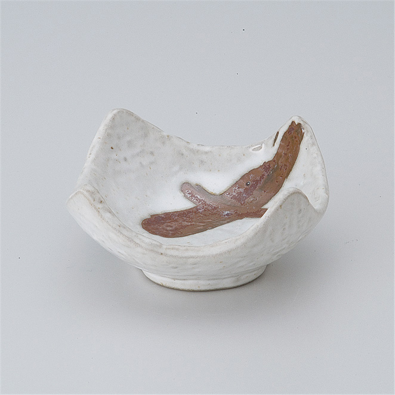 古林陶器 小付 粉引四角小付 508450357 1個(ご注文単位1個)【直送品】