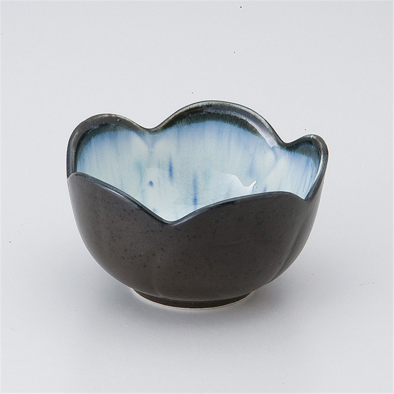 古林陶器 小付 清流水天目梅型小鉢 508310547 1個(ご注文単位1個)【直送品】