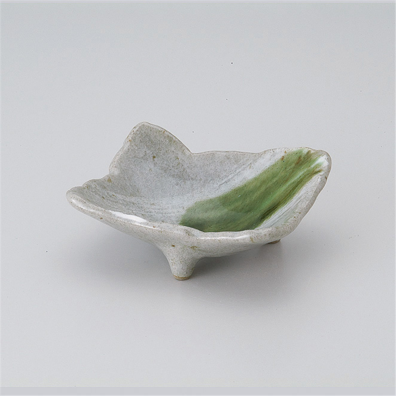 古林陶器 小付 オリベ流三ツ足長角小付 508450457 1個(ご注文単位1個)【直送品】