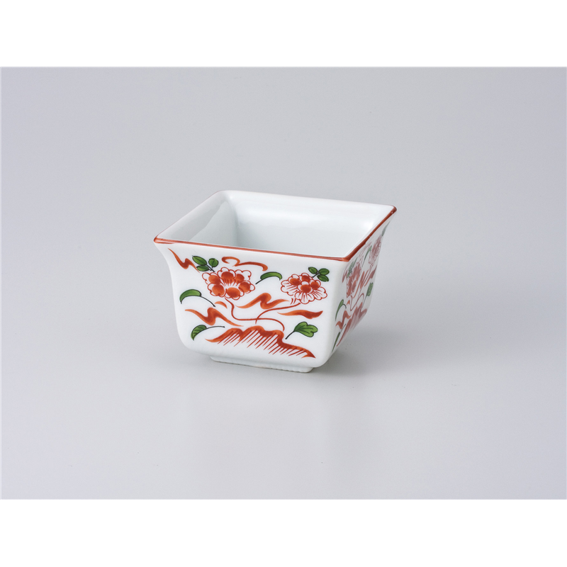 古林陶器 小付 赤絵小付 607910561 1個(ご注文単位1個)【直送品】