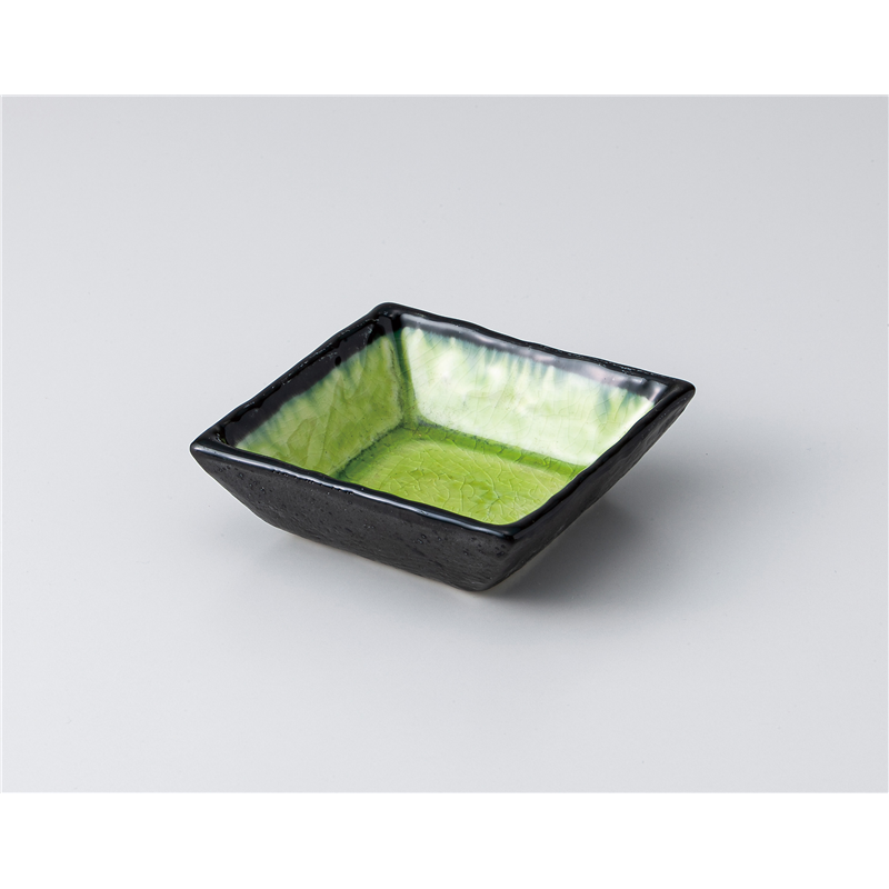 古林陶器 小付 イエロー正角小付 1307330501 1個(ご注文単位1個)【直送品】