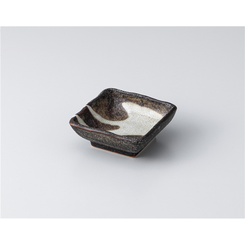 古林陶器 小付 白流し 角千代口 1307350501 1個（ご注文単位1個）【直送品】