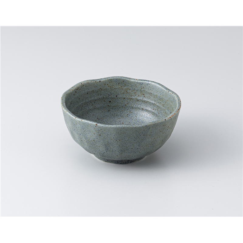 古林陶器 小付 土物風ブルー 石垣9cmボール 1307360341 1個（ご注文単位1個）【直送品】