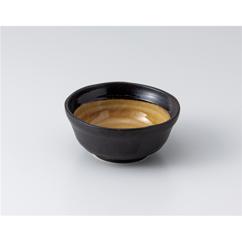 古林陶器 小付 琥珀ダルマ小鉢 1307360425 1個（ご注文単位1個）【直送品】