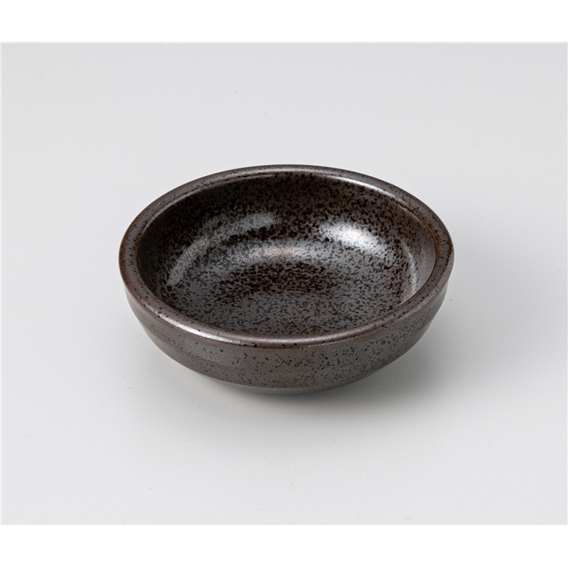 古林陶器 小付 栗茶結晶丸小付 1207850433 1個（ご注文単位1個）【直送品】