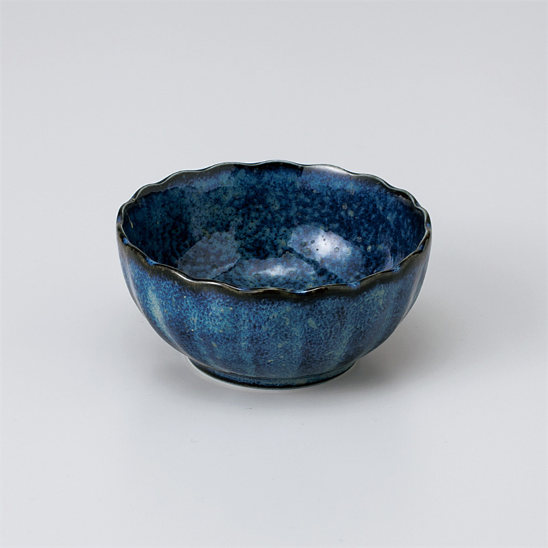 古林陶器 小付 窯変菊形3.0小鉢 908260640 1個（ご注文単位1個）【直送品】