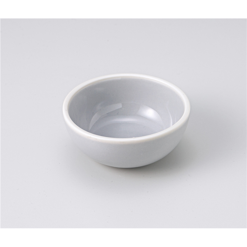 古林陶器 小付 アイスグレー渕透明釉8.5cmボール 1207940225 1個（ご注文単位1個）【直送品】