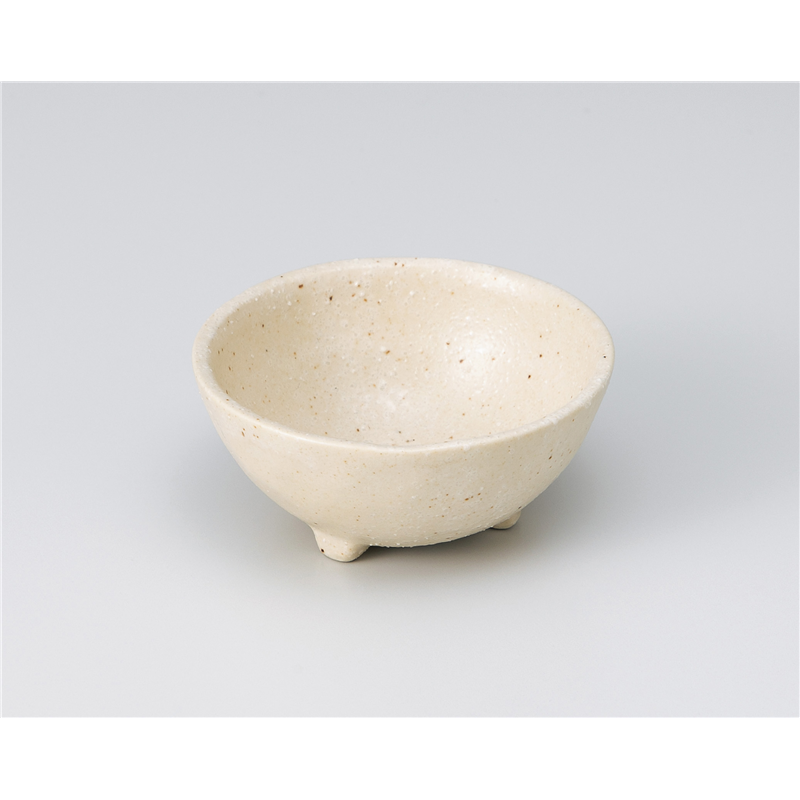 古林陶器 小付 3つ足小付 志野 1307560457 1個（ご注文単位1個）【直送品】