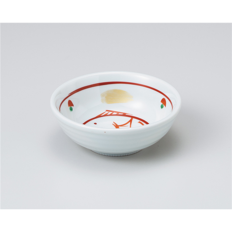 古林陶器 小付 手描赤絵小付 鯛 1008610305 1個（ご注文単位1個）【直送品】