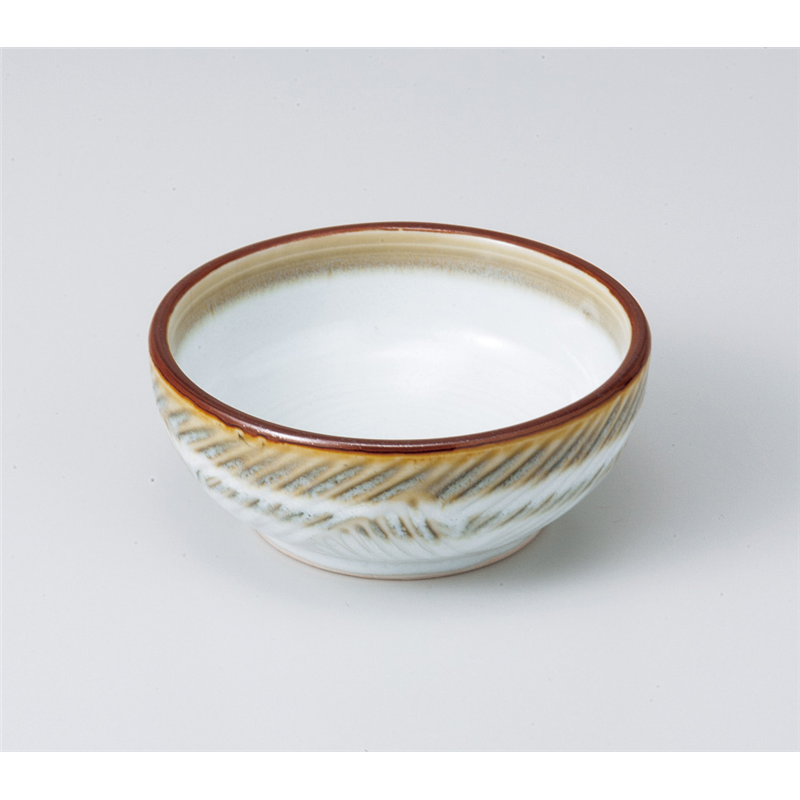 古林陶器 小付 乳白3.0鉢 807220526 1個（ご注文単位1個）【直送品】