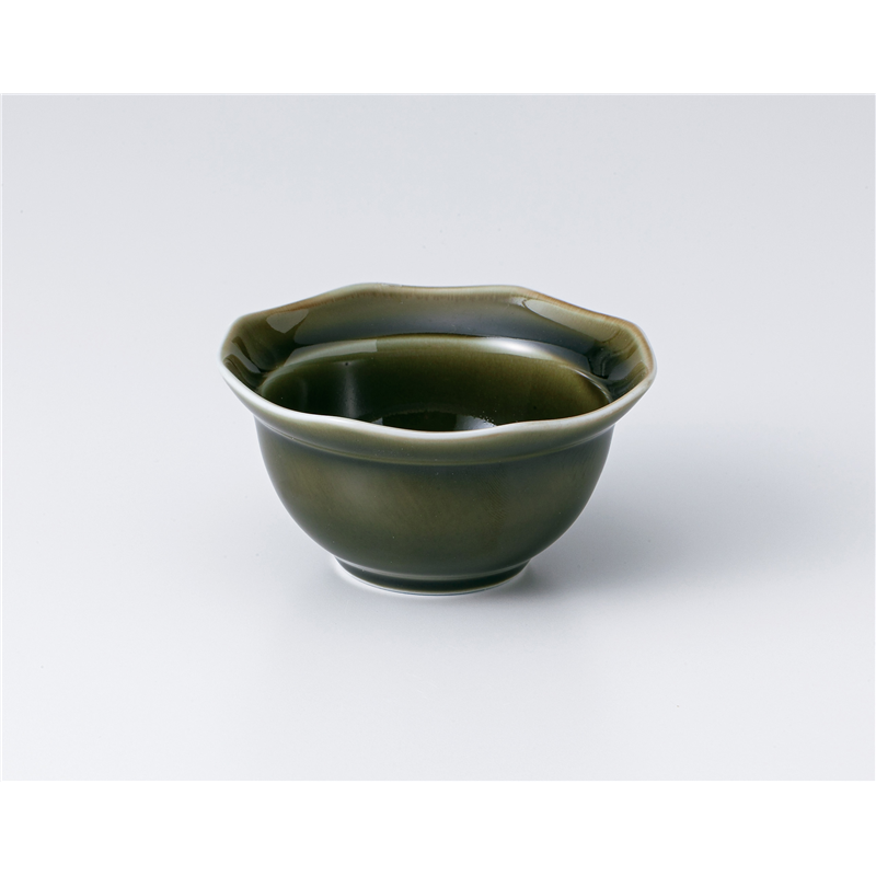 古林陶器 小付 織部八角珍味鉢 1307620735 1個（ご注文単位1個）【直送品】