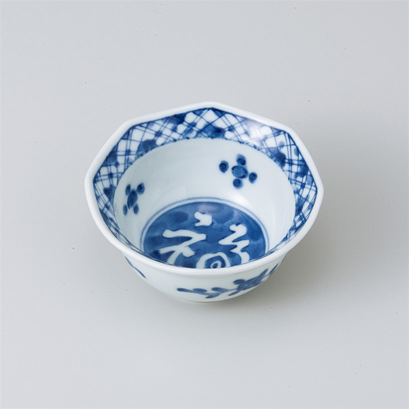 古林陶器 小付 福濃格子八角珍味鉢 807560641 1個（ご注文単位1個）【直送品】