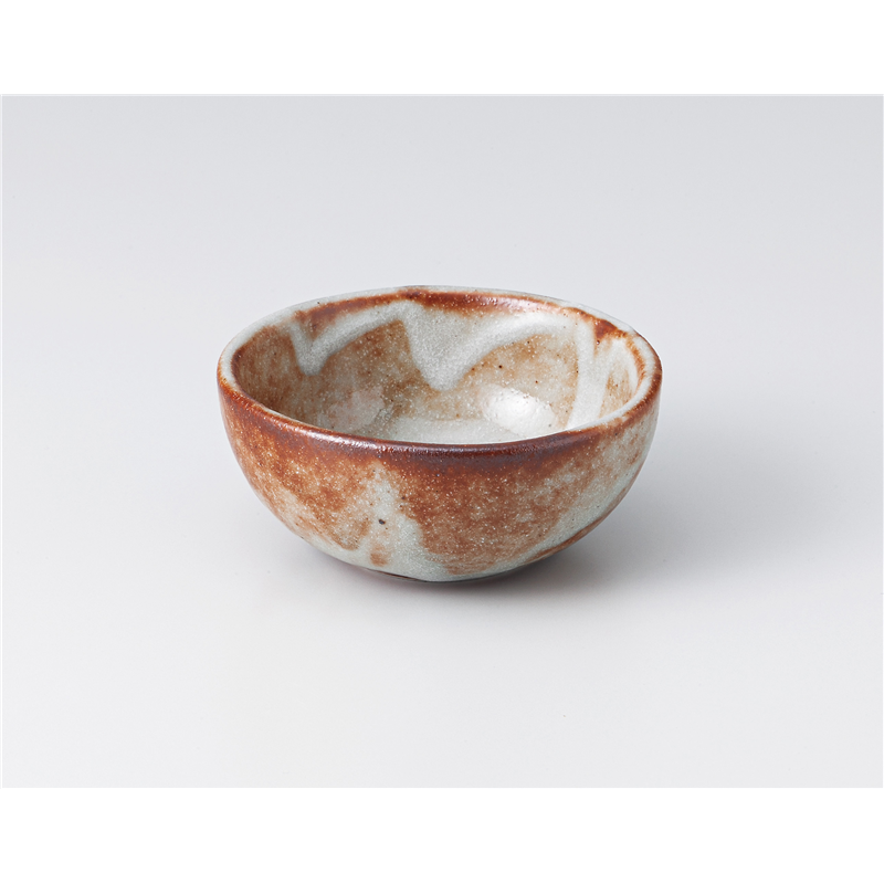 古林陶器 小付 窯変鼡志野8.5cmボール 1307650425 1個（ご注文単位1個）【直送品】