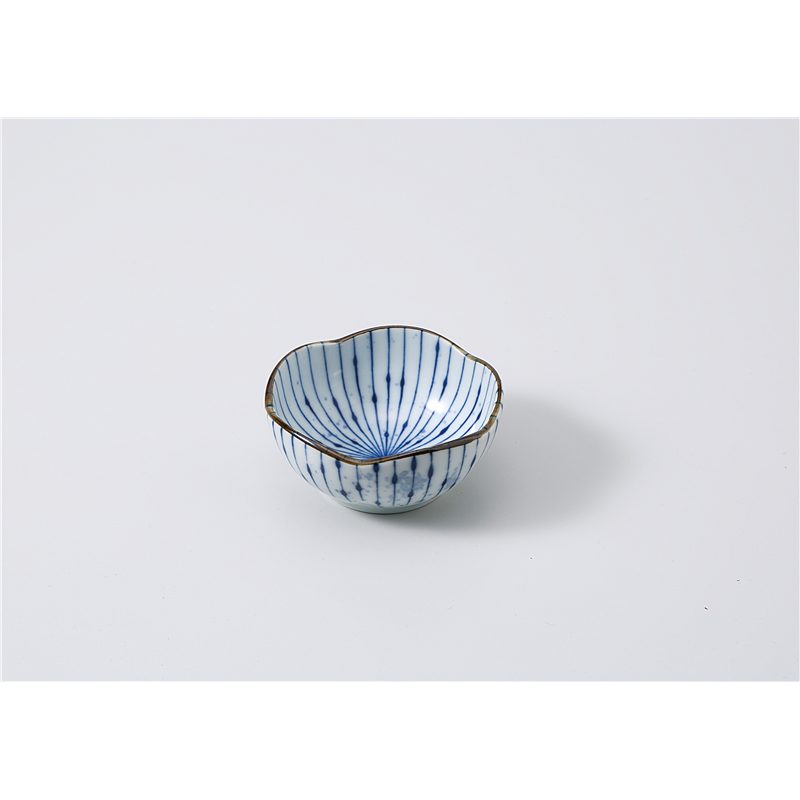 古林陶器 小付 吹墨十草梅形3.0鉢 1104960235 1個（ご注文単位1個）【直送品】