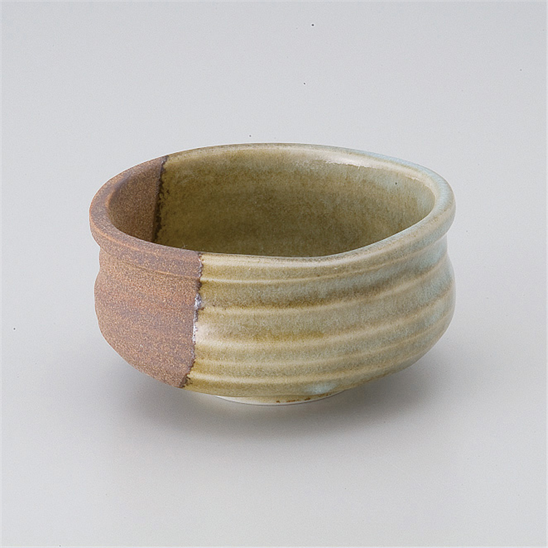 古林陶器 小付 半掛若草抹茶型珍味 508430524 1個（ご注文単位1個）【直送品】