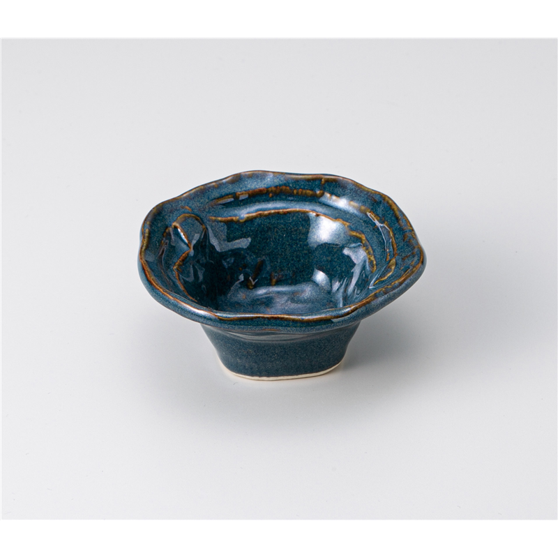 古林陶器 小付 ナマコ ナデ角小付 1208120431 1個（ご注文単位1個）【直送品】