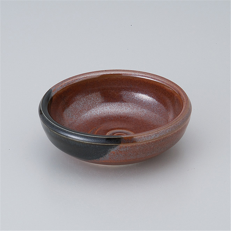 古林陶器 小付 鉄砂まめ皿 508540625 1個（ご注文単位1個）【直送品】