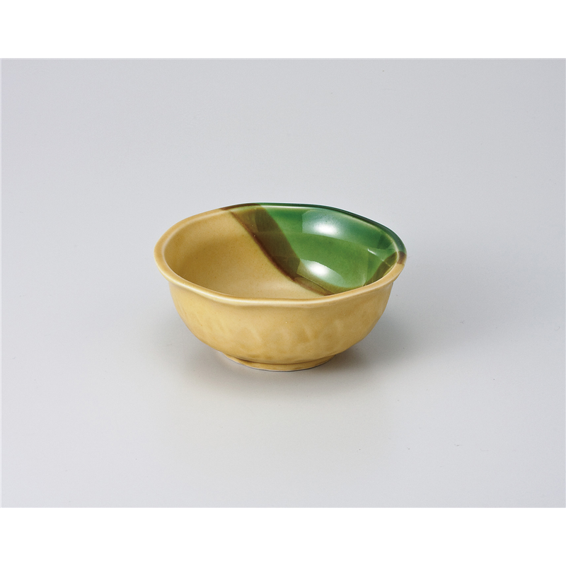 古林陶器 小付 黄瀬戸ヌリ分 小鉢 608560157 1個（ご注文単位1個）【直送品】