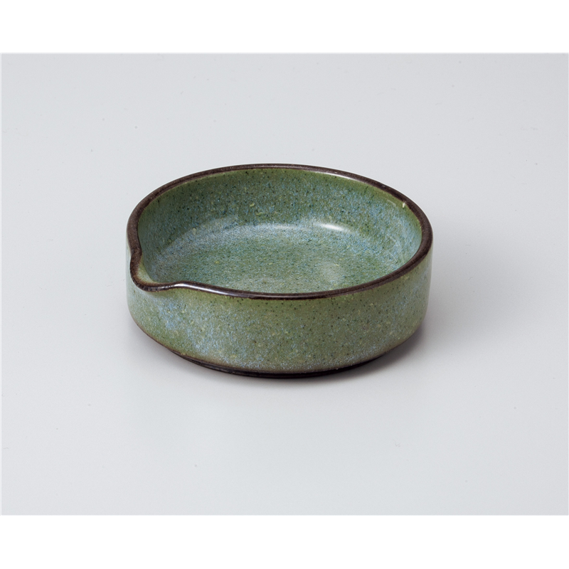 古林陶器 小付 うのふグリン片口小皿 1008830251 1個（ご注文単位1個）【直送品】