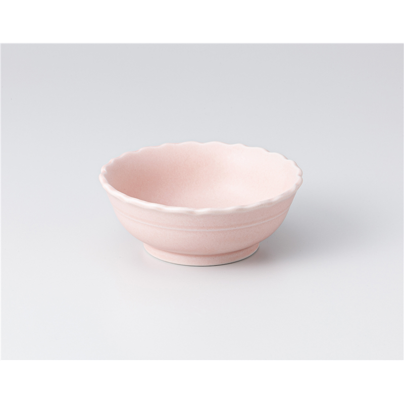 古林陶器 小付 ピンク フリル30小鉢 1307840631 1個(ご注文単位1個)【直送品】