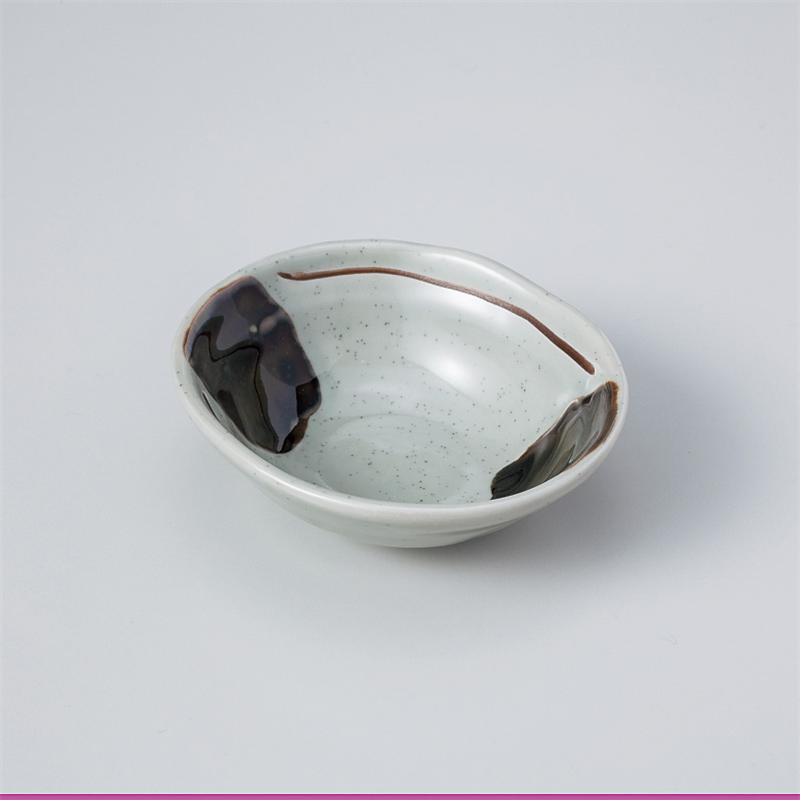 古林陶器 小付 2点織部楕円千代口 807960679 1個(ご注文単位1個)【直送品】