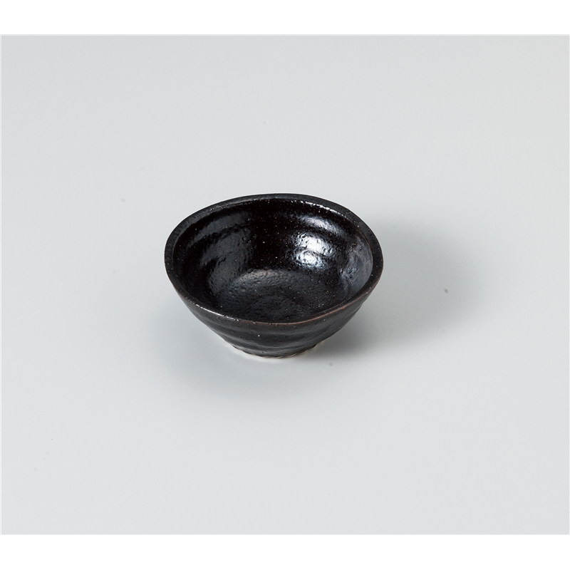 古林陶器 小付 アミ浜小付 ゆず黒 1008960279 1個(ご注文単位1個)【直送品】