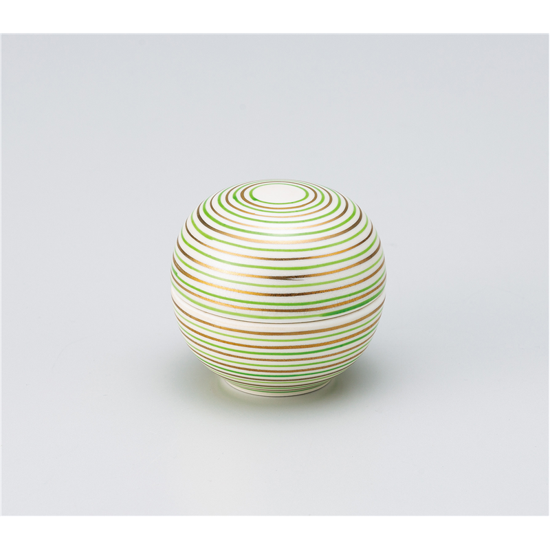 古林陶器 珍味特選 グリン駒筋丸蓋付珍味 1308020507 1個（ご注文単位1個）【直送品】