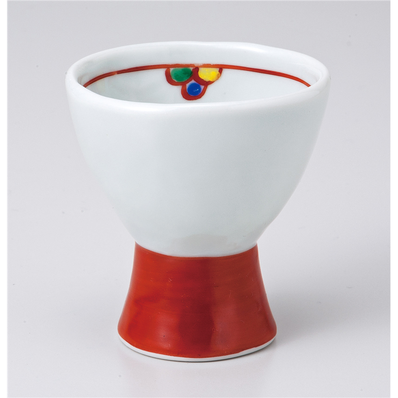 古林陶器 珍味特選 色絵高台珍味 1009210278 1個（ご注文単位1個）【直送品】