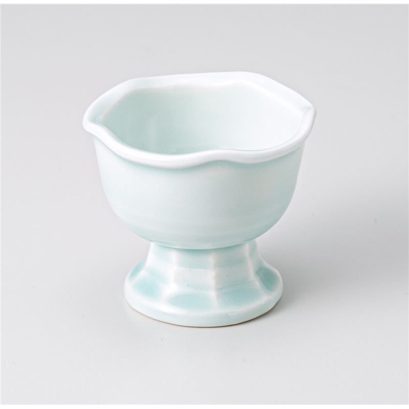 古林陶器 珍味特選 青白磁梅型高台珍味 1208530470 1個（ご注文単位1個）【直送品】