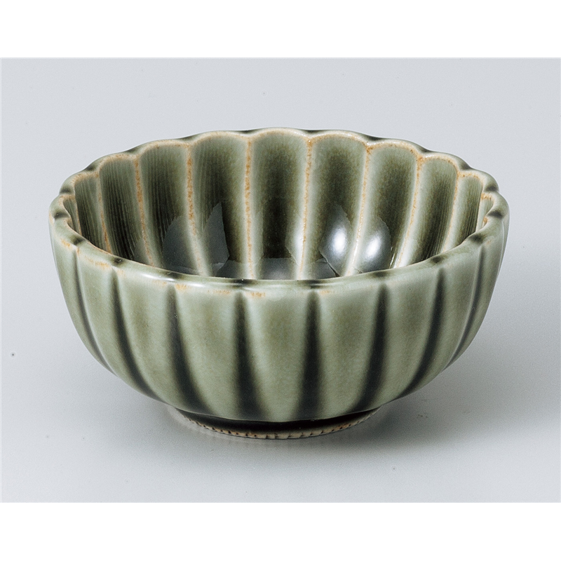 古林陶器 珍味特選 織部菊型珍味 808250670 1個（ご注文単位1個）【直送品】