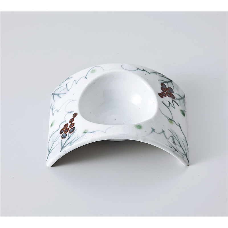 古林陶器 珍味特選 白志野ぶどうアーチ型珍味 707910230 1個（ご注文単位1個）【直送品】