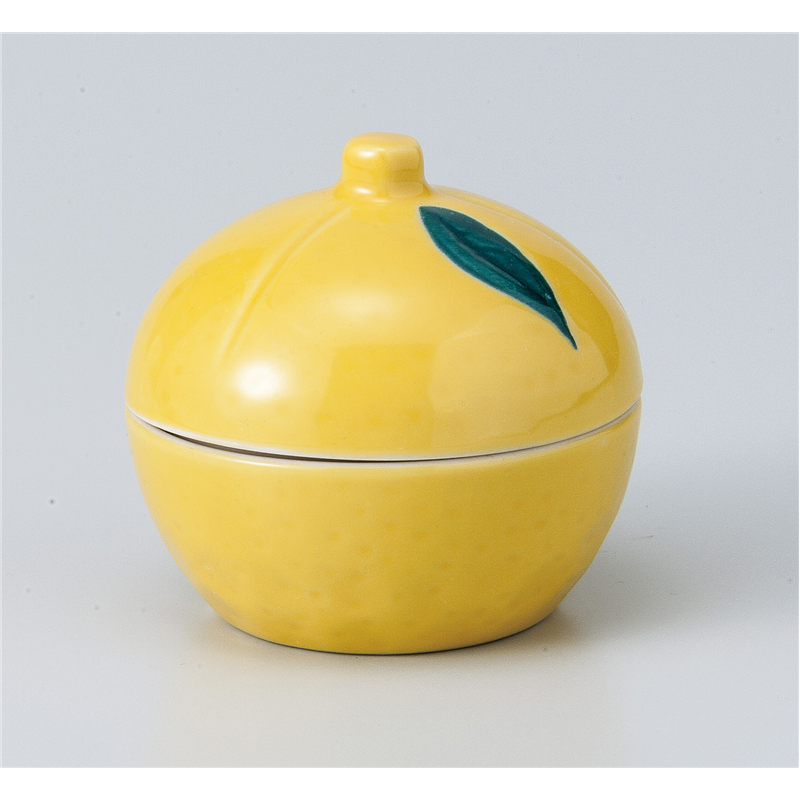 古林陶器 珍味特選 ゆず型珍味(黄) 808040556 1個（ご注文単位1個）【直送品】