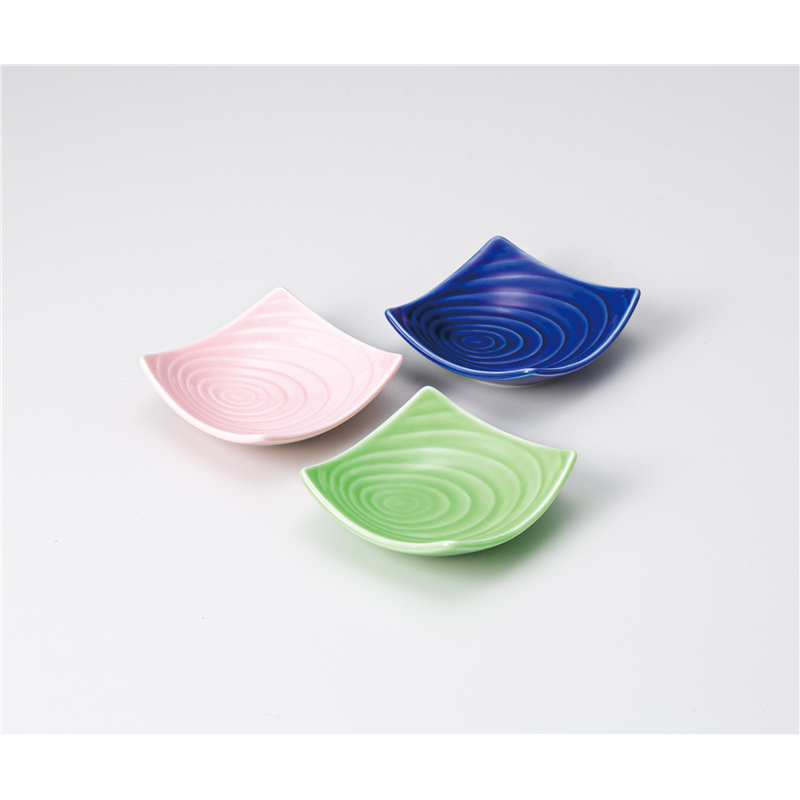 古林陶器 珍味 木目角珍味ピンク 1208911179 1個（ご注文単位1個）【直送品】