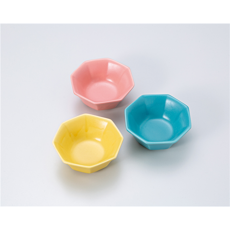 古林陶器 珍味 ピンク 八角小付 1308511031 1個（ご注文単位1個）【直送品】