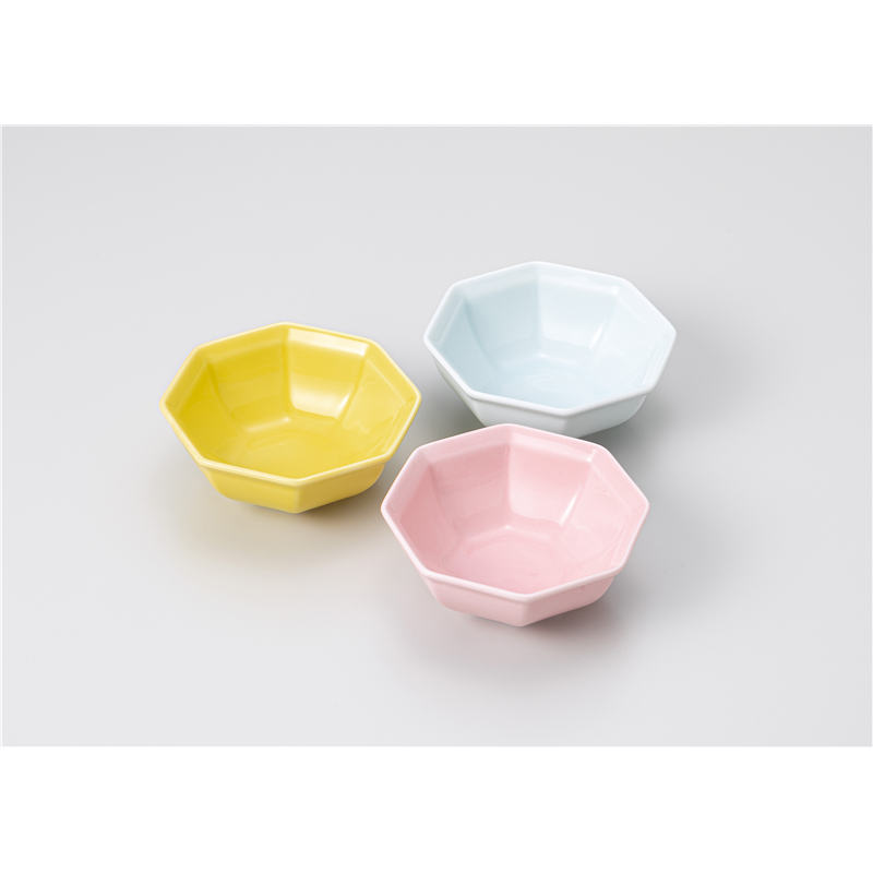 古林陶器 珍味 八角鉢 ピンク 1209340979 1個（ご注文単位1個）【直送品】