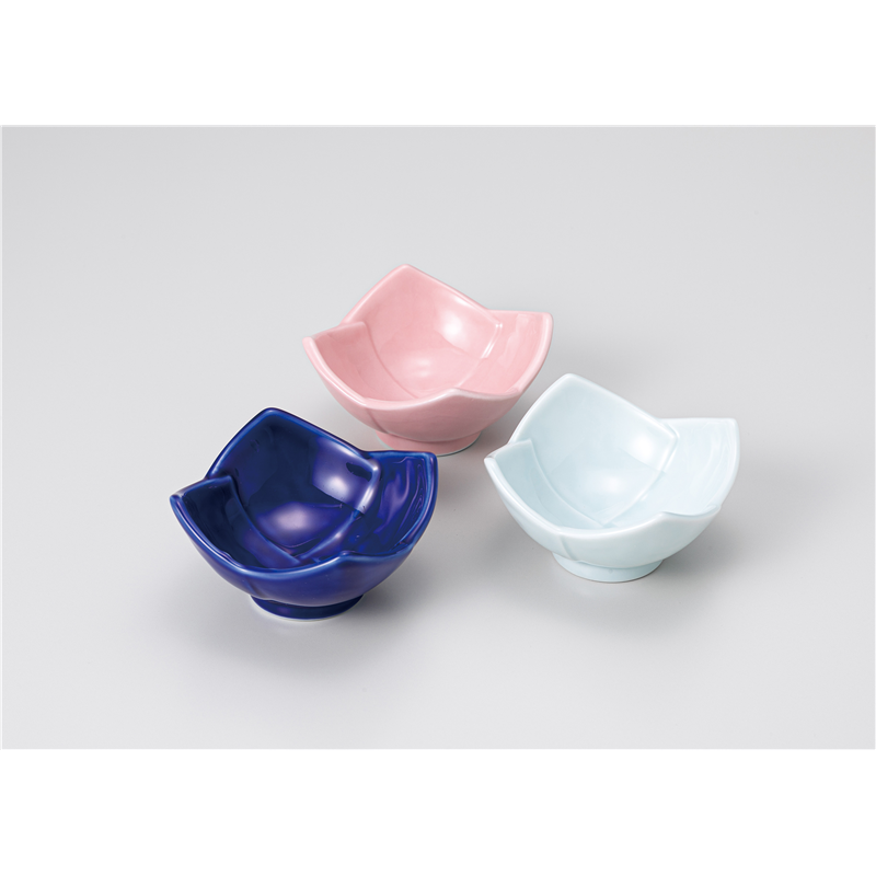 古林陶器 珍味 風車小付 ピンク 1209340679 1個（ご注文単位1個）【直送品】