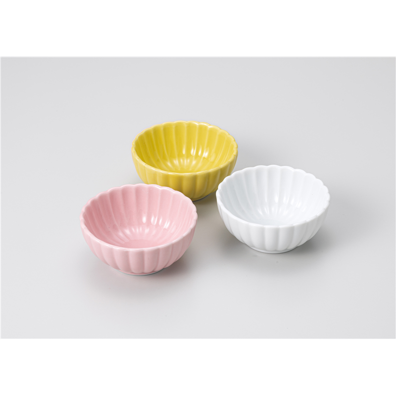 古林陶器 珍味 丸菊鉢 中 黄 1209331179 1個（ご注文単位1個）【直送品】