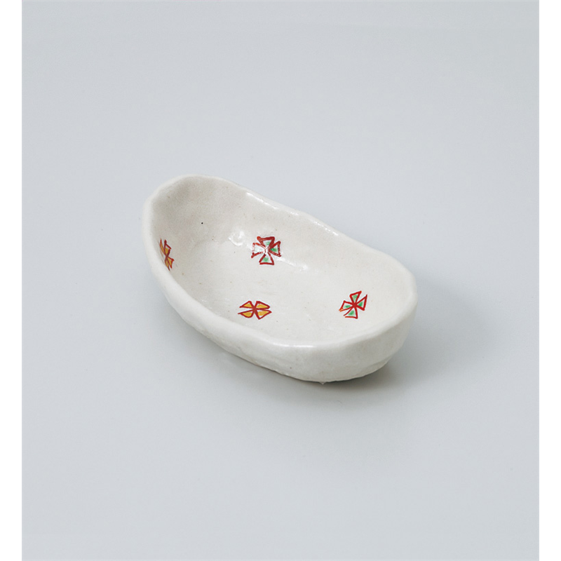 古林陶器 珍味 小紋船型珍味 909920474 1個（ご注文単位1個）【直送品】