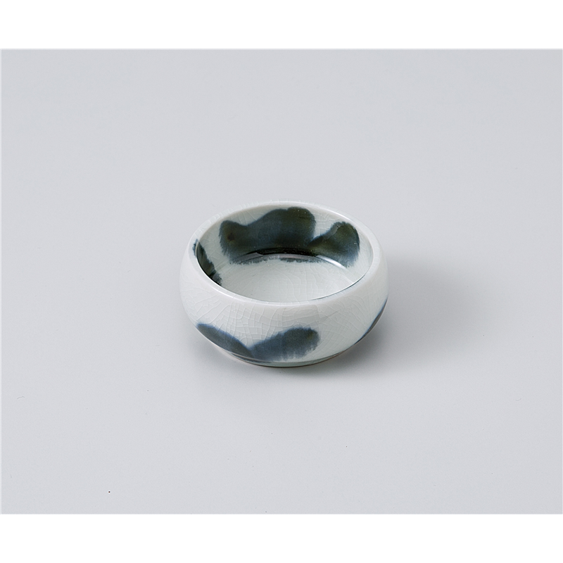 古林陶器 珍味 呉須流し 丸珍味 1109340251 1個（ご注文単位1個）【直送品】