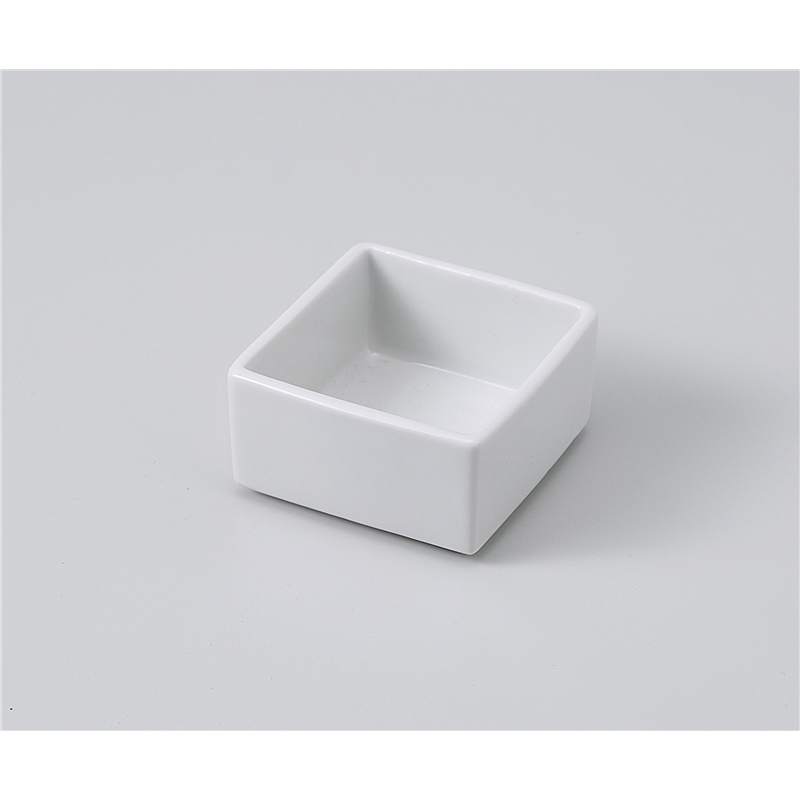 古林陶器 珍味 白四角形鉢 1109320347 1個（ご注文単位1個）【直送品】