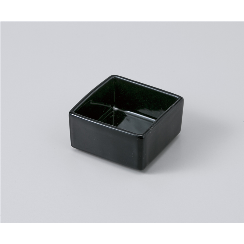 古林陶器 珍味 黒四角形鉢 1109320447 1個（ご注文単位1個）【直送品】
