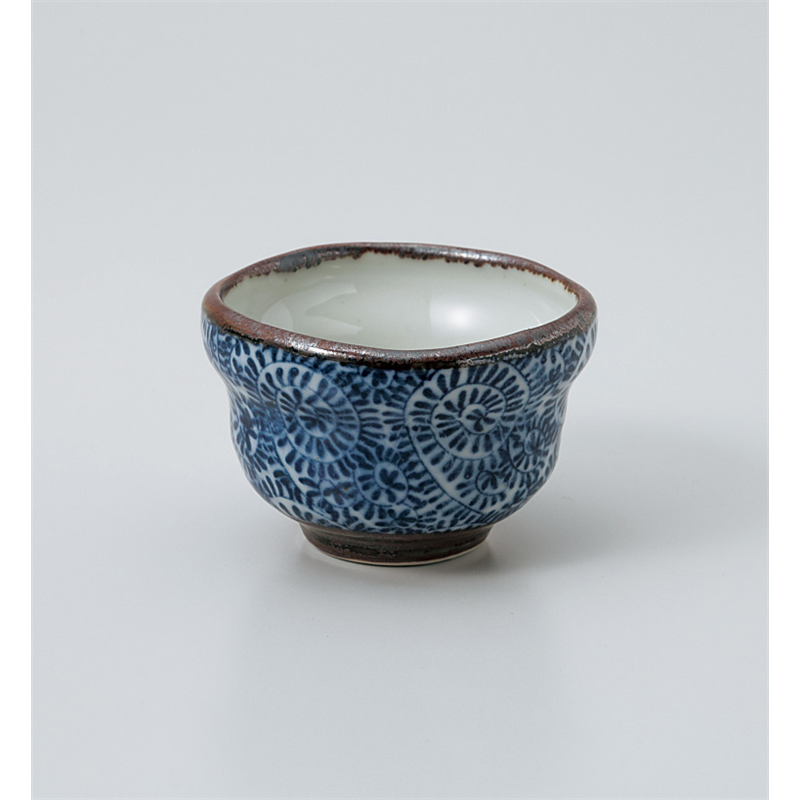 古林陶器 珍味 タコ唐草波渕珍味 910010652 1個（ご注文単位1個）【直送品】