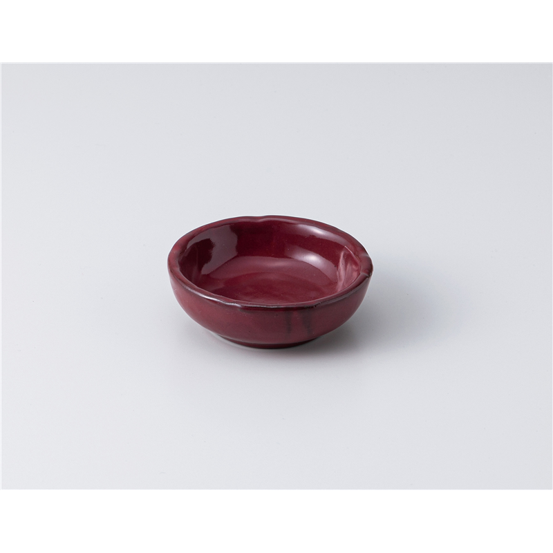 古林陶器 珍味 深紅2.5小皿 1308930178 1個（ご注文単位1個）【直送品】