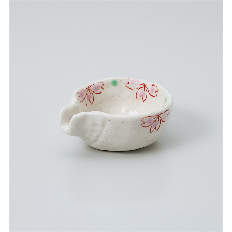 古林陶器 珍味 桜片口珍味 909910474 1個（ご注文単位1個）【直送品】
