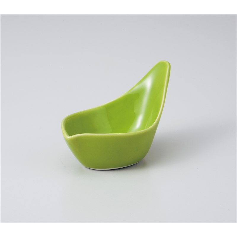 古林陶器 珍味 花びら珍味(緑) 1010250674 1個（ご注文単位1個）【直送品】