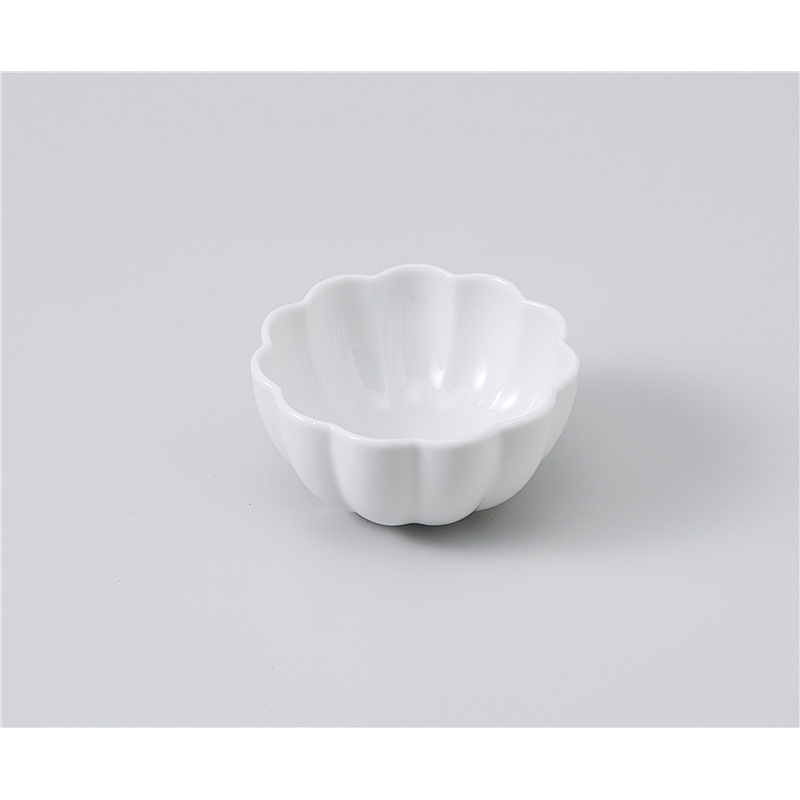 古林陶器 珍味 白磁 菊型珍味 1109540726 1個（ご注文単位1個）【直送品】