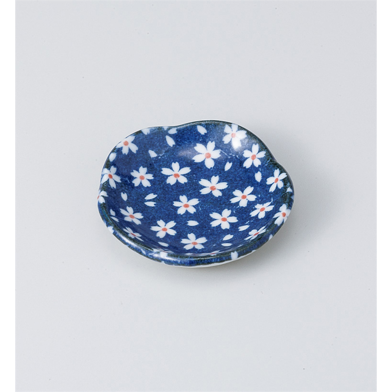 古林陶器 珍味 山桜 梅型豆皿 809240533 1個（ご注文単位1個）【直送品】