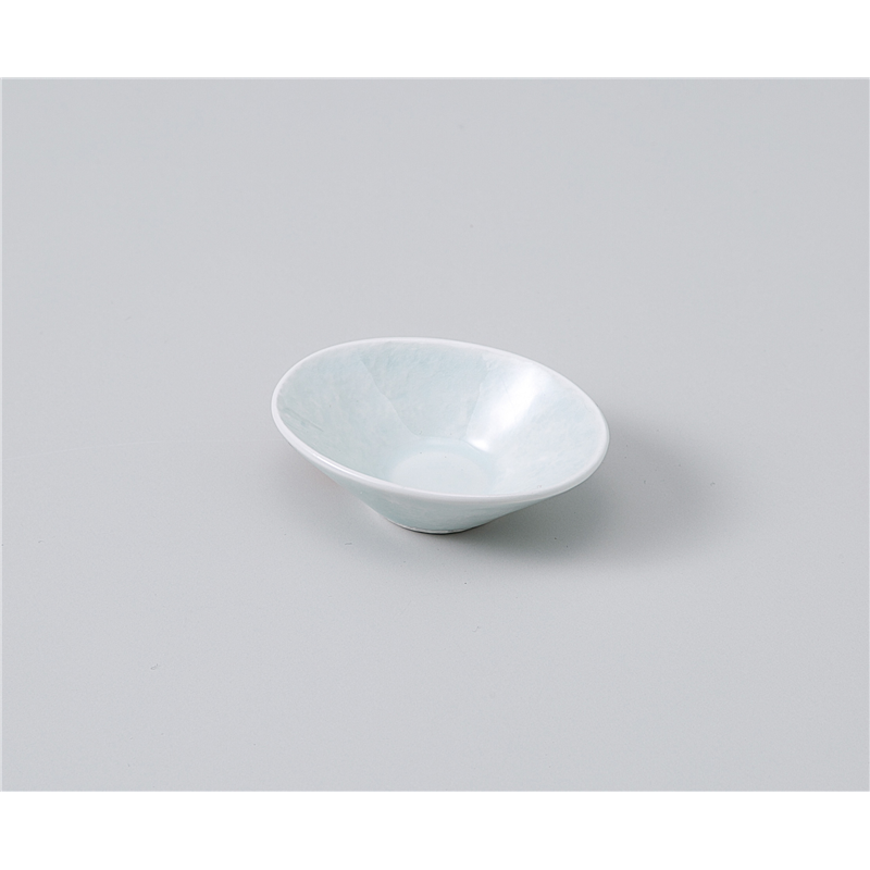 古林陶器 珍味 青白磁石目型楕円豆鉢 1109870770 1個（ご注文単位1個）【直送品】